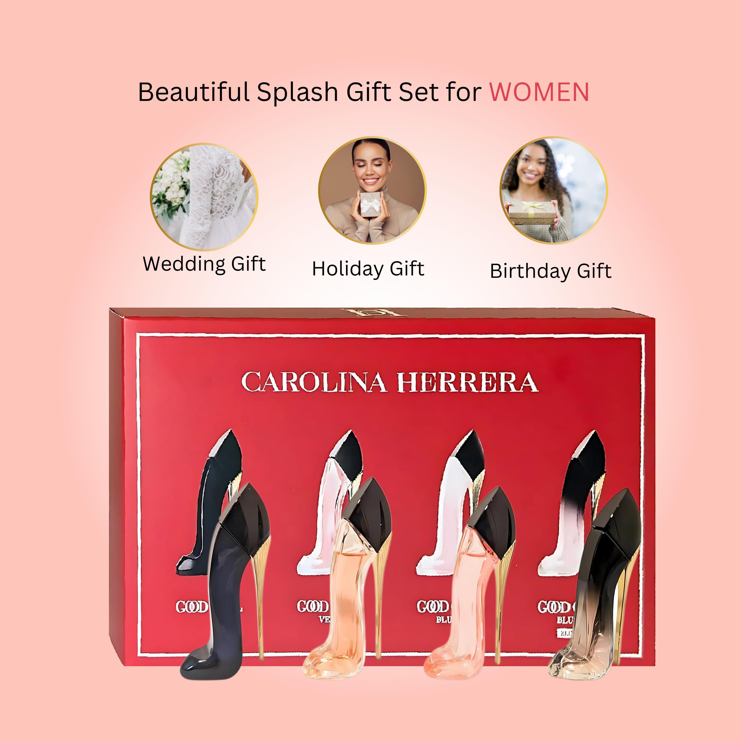 Amazon.com : Carolina Herrera Good Girl Perfume for Women 4 Pc